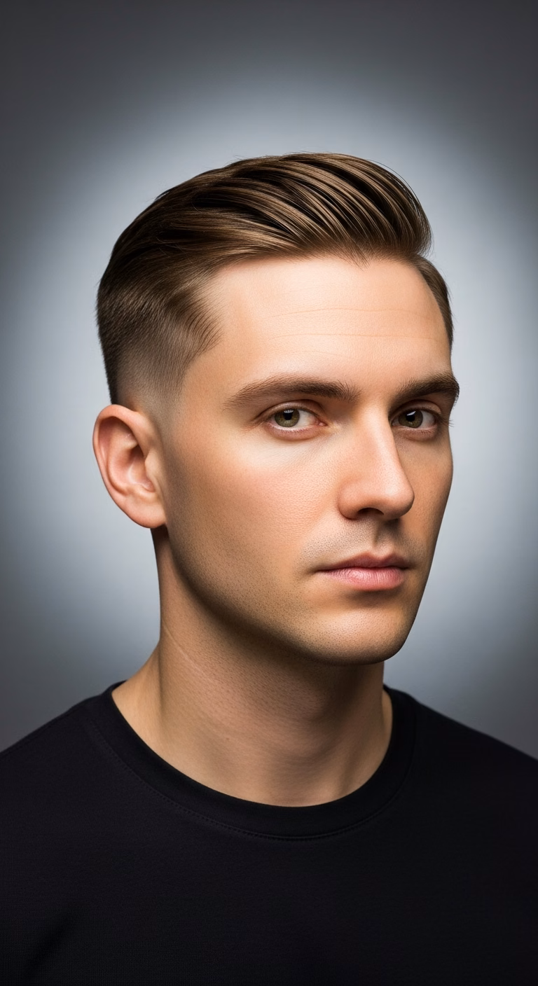 Pushed Forward Classic Side Part