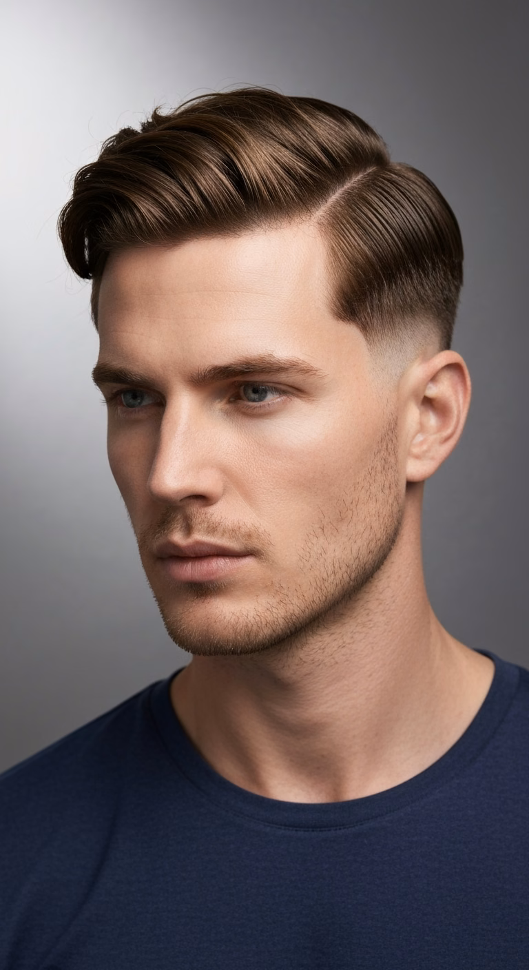 Wavy Classic Side Part