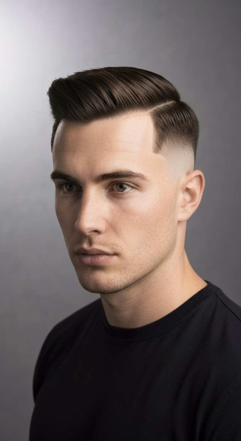 All-even crew cut for men 2026 – uniform #3, diamond no-fuss base.