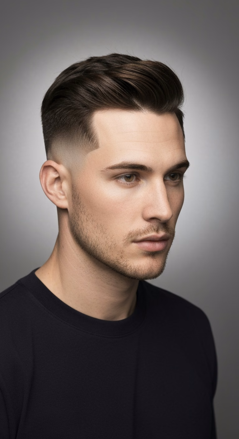 Wavy crew cut for men – #4 defined curls, round textured bounce.