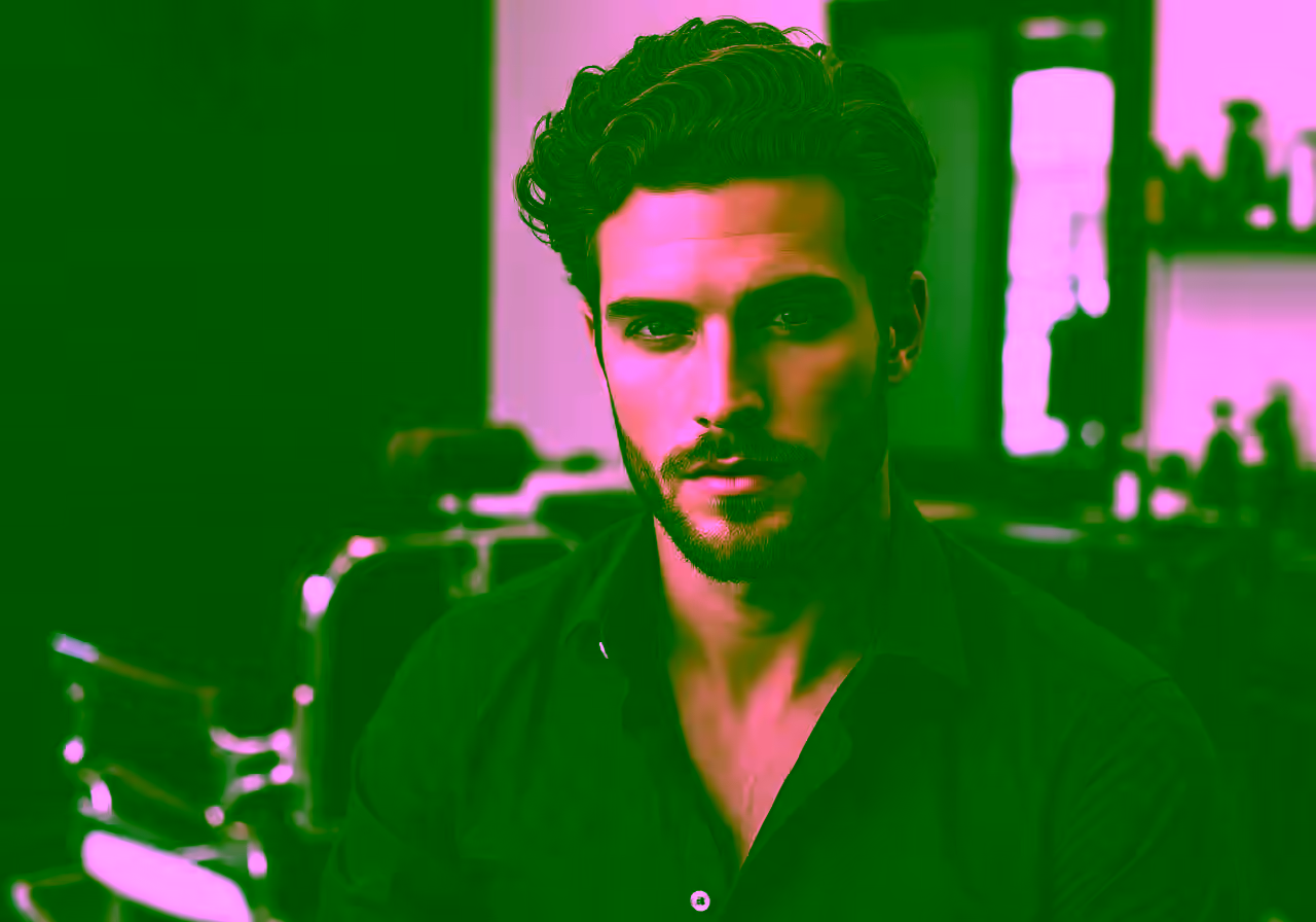 Curly Brush Back — curly hairstyle for men in 2026