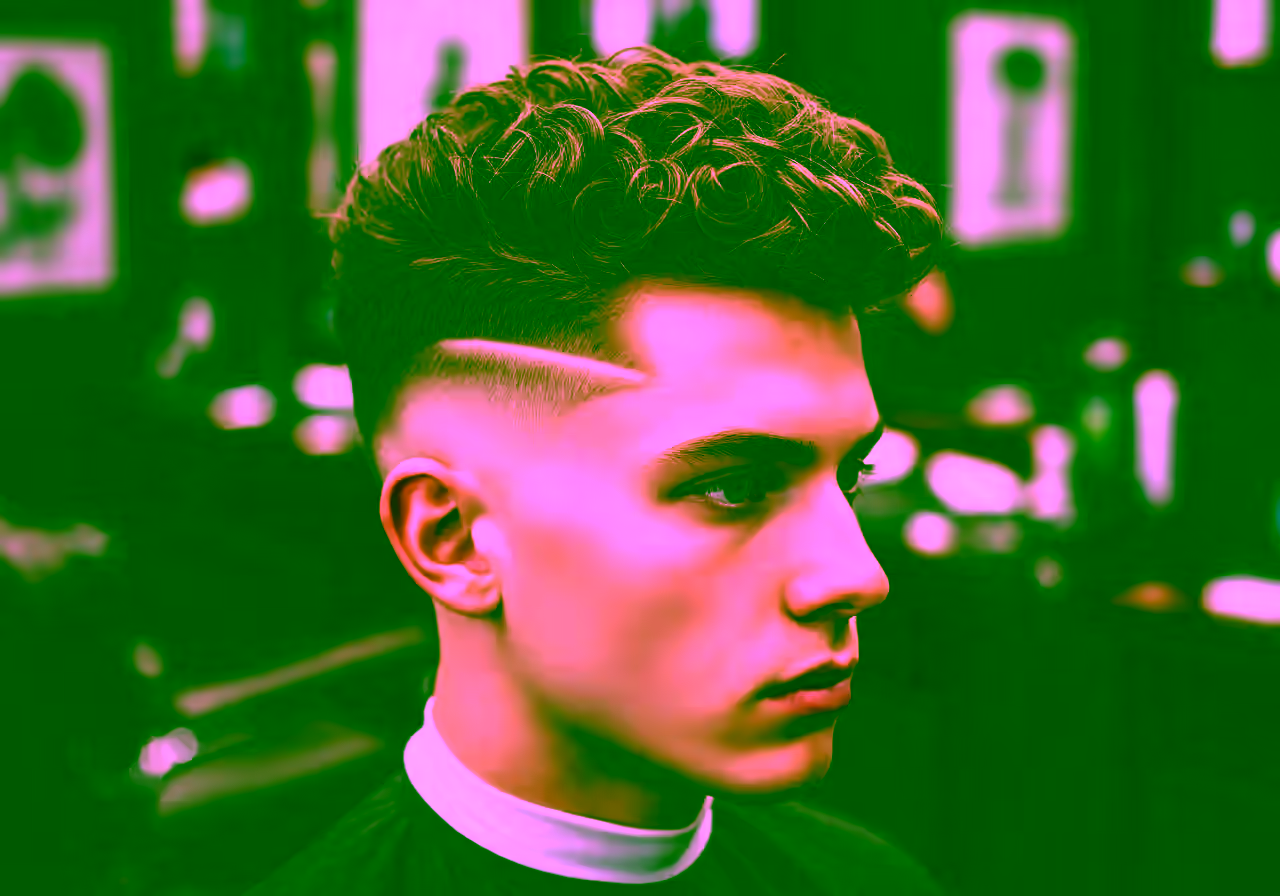 Curly Spiky — curly hairstyle for men in 2026