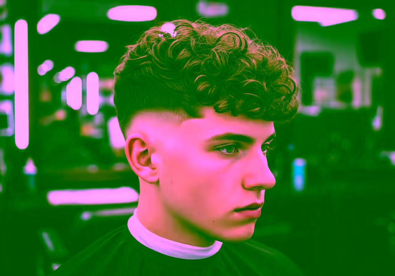 Curly Textured Fringe — curly hairstyle for men in 2026