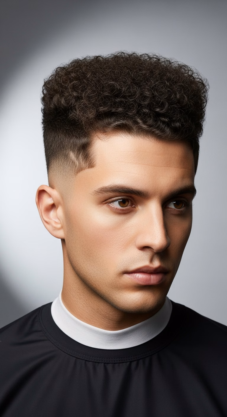 Very High Skin Fade — for men with round face shapes in 2026