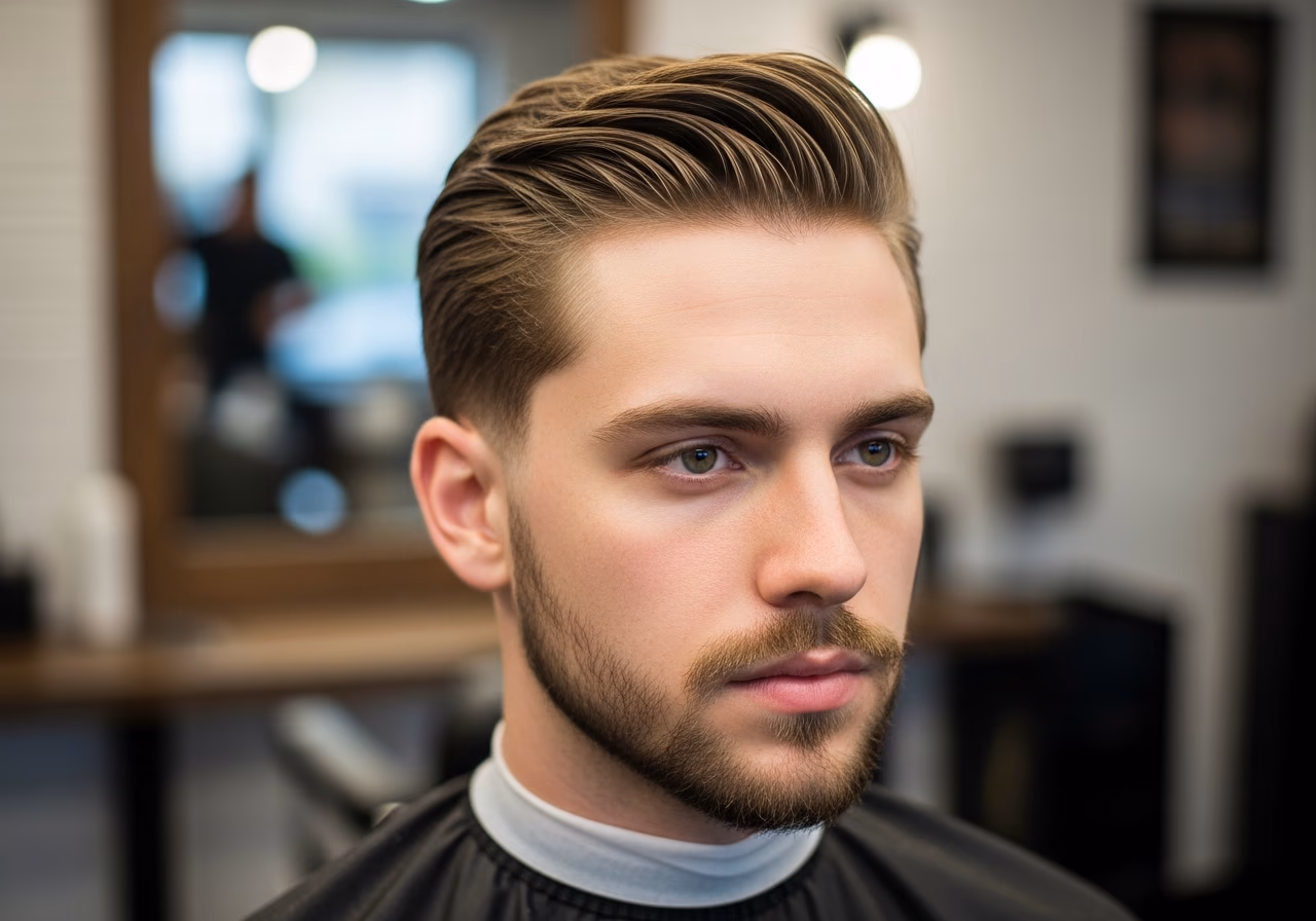 Curtains with Perm — curtains haircut and middle part for men in 2026