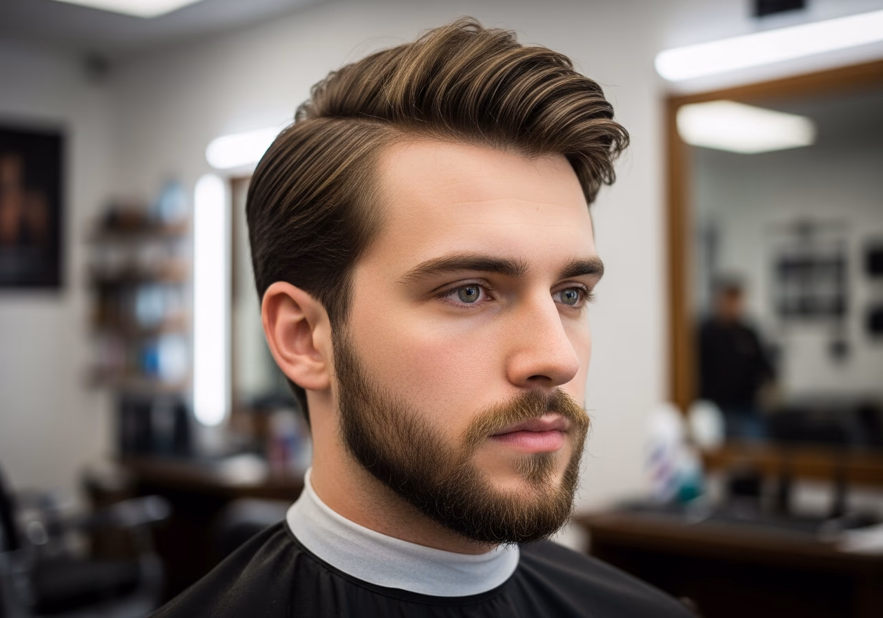 Curtains with Sweep — curtains haircut and middle part for men in 2026