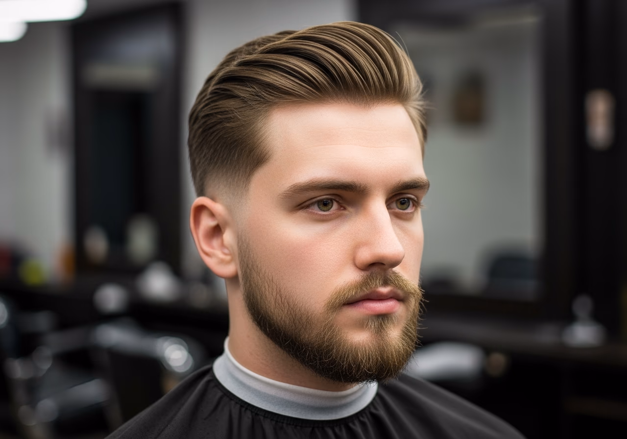 Curtains with Undercut — curtains haircut and middle part for men in 2026