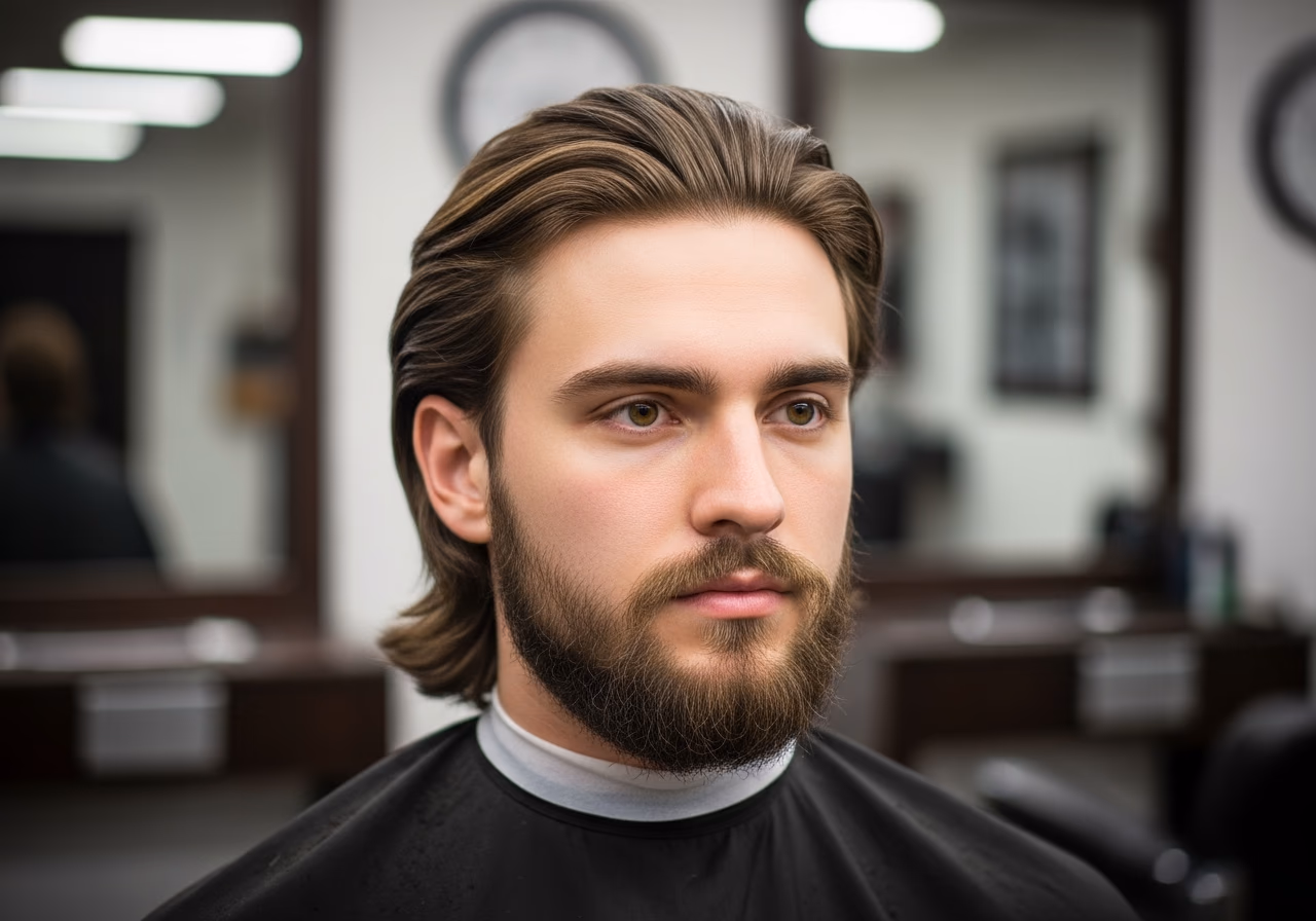 Long Curtains Haircut — curtains haircut and middle part for men in 2026