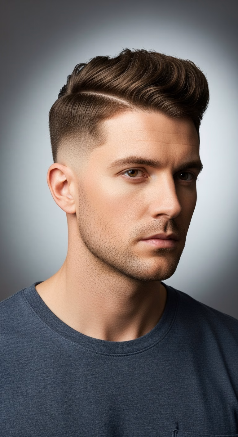 Curly Faux Hawk — curly hairstyle for men in 2026