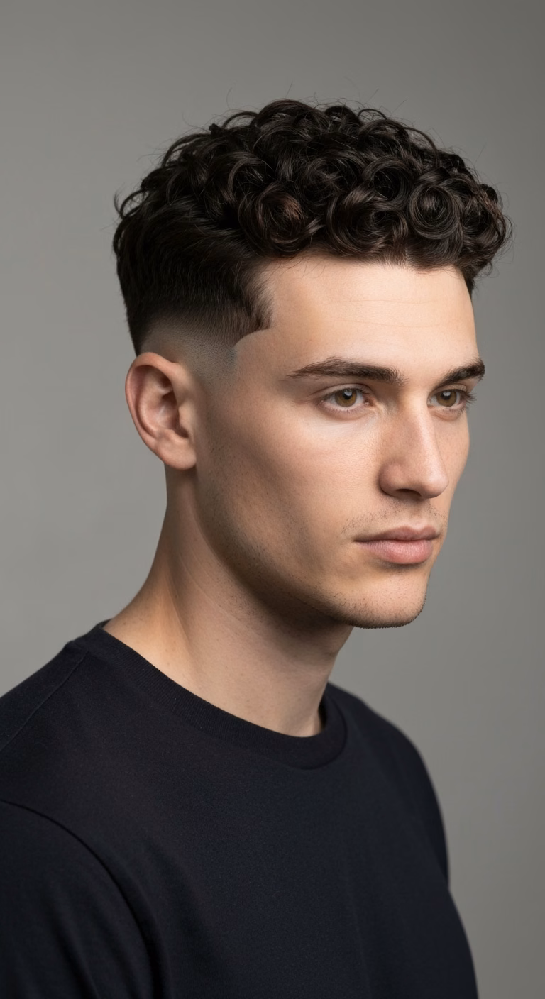 Curly Flow Cut