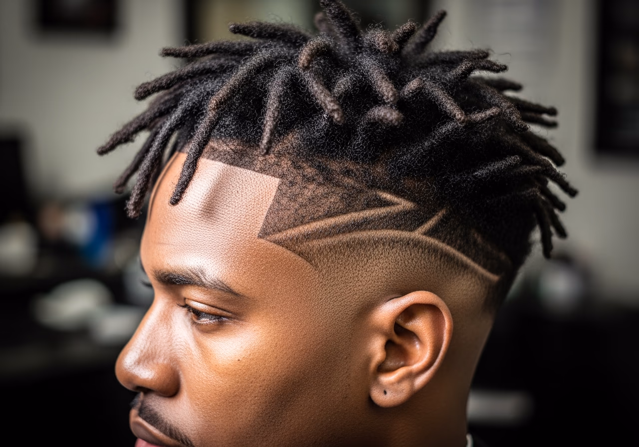 Low Taper Medium Locs Design — for Black men in 2026