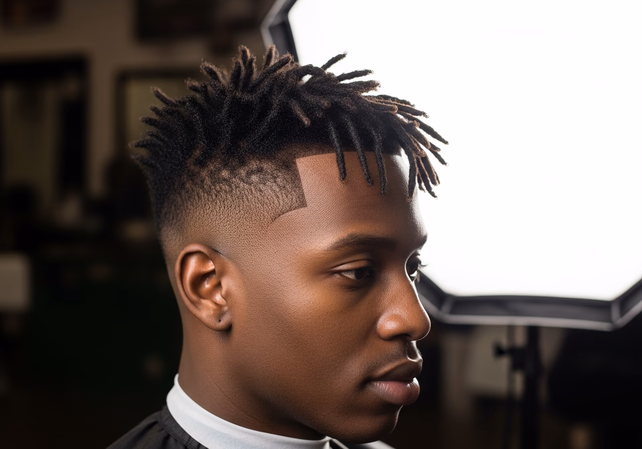 Low Taper Medium Locs — for Black men in 2026