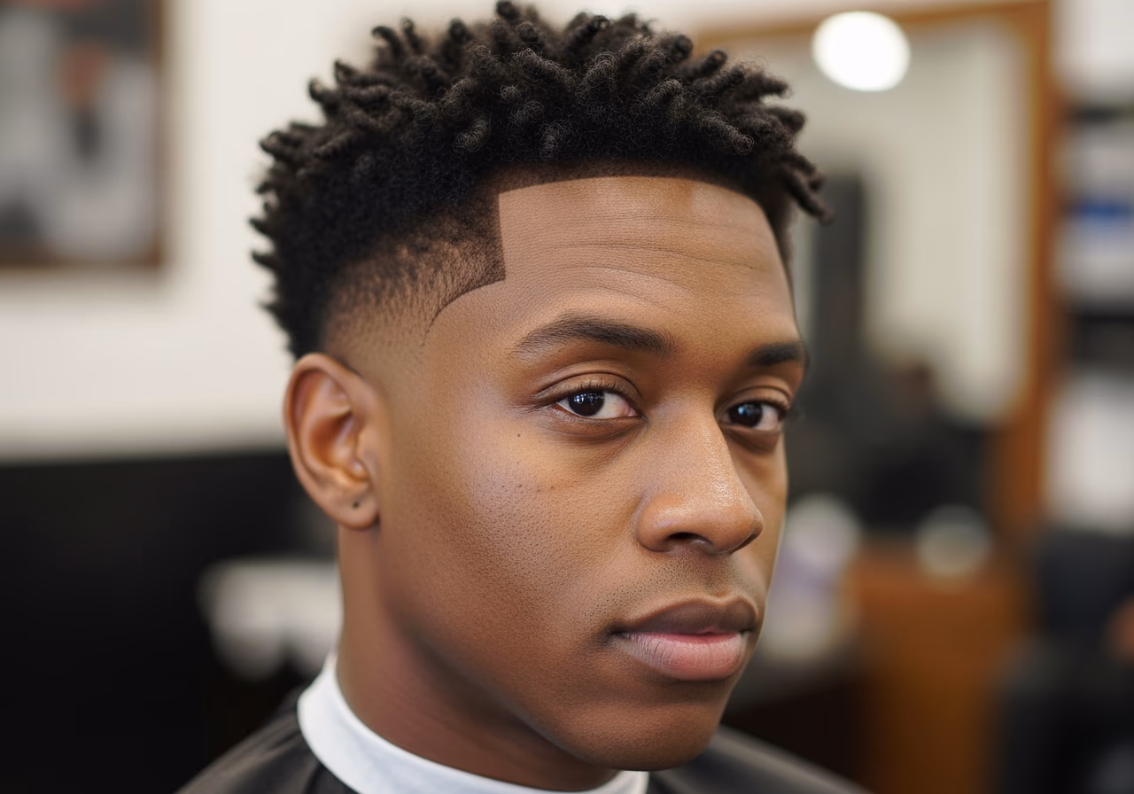 Mid Fade Finger Coils — for Black men in 2026