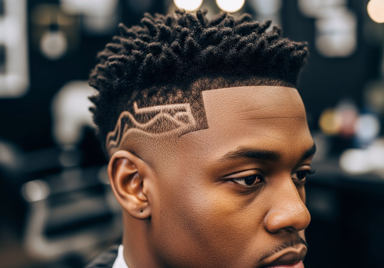 Mid Fade Mini Twists Design — for Black men in 2026