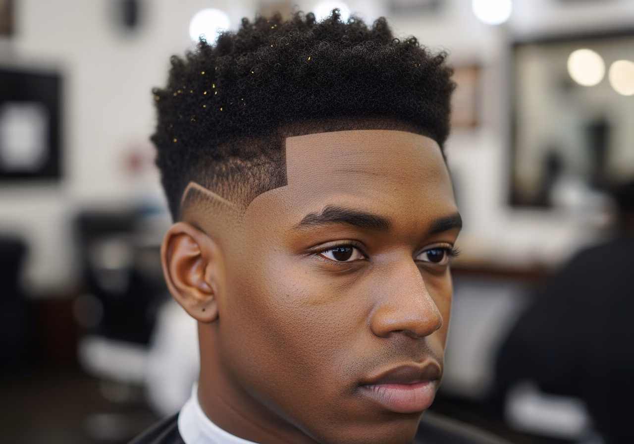 Mid Fade Textured 3c Crop — for Black men in 2026