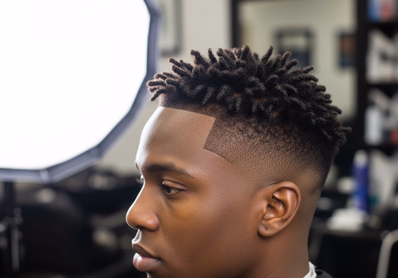 Skin Fade Short Sponge Twists — for Black men in 2026