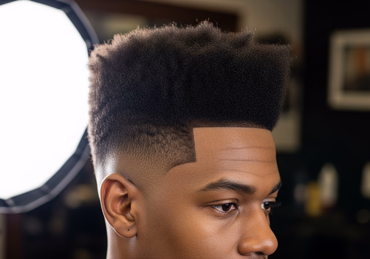 Taper Fade 4c High Top — for Black men in 2026