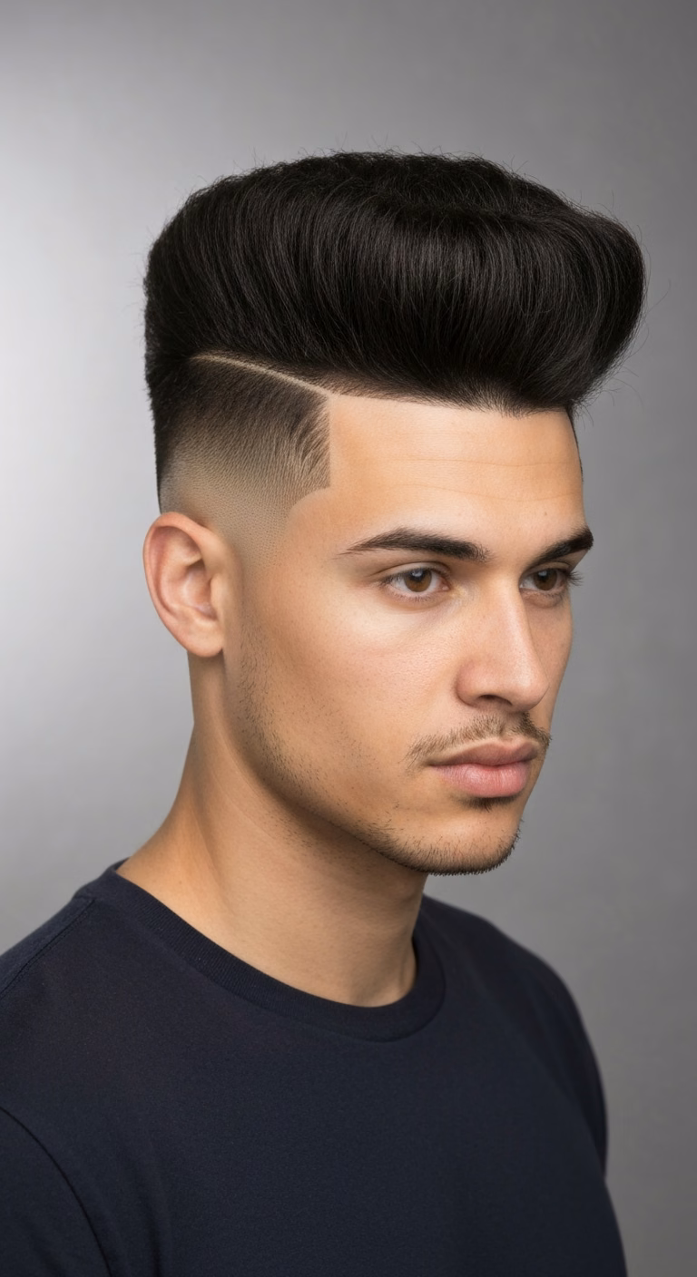 Bold High Top Fade