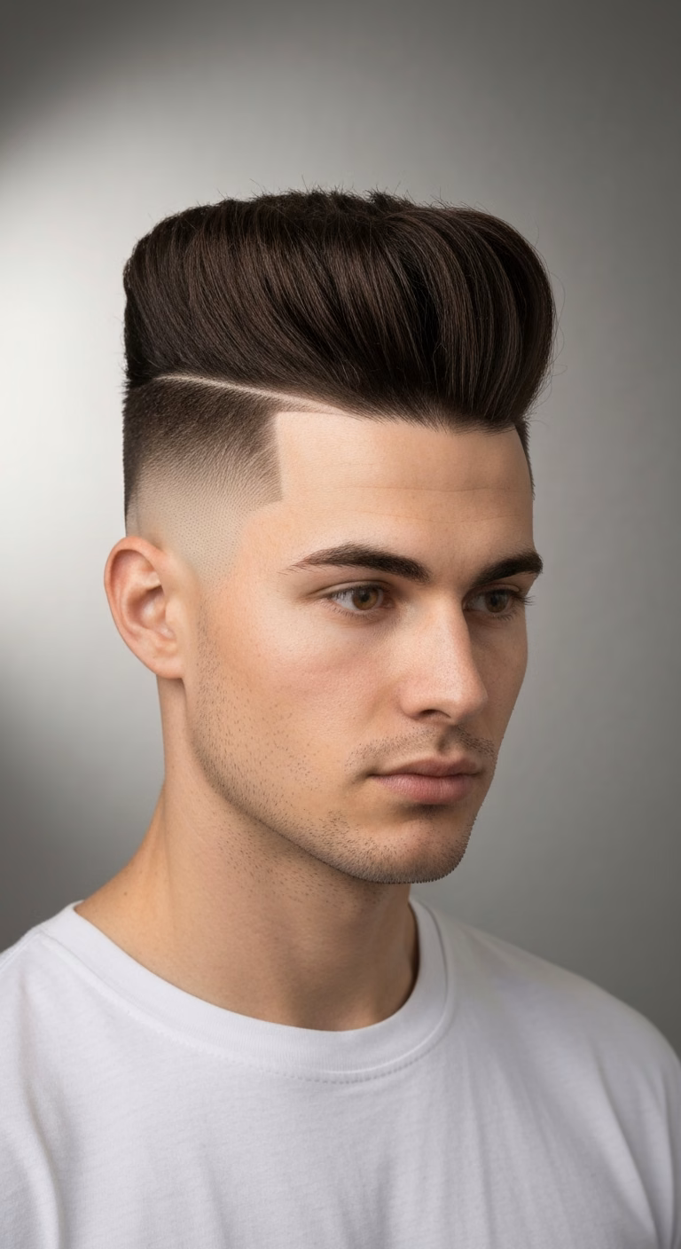 Fine Hair High Top Fade
