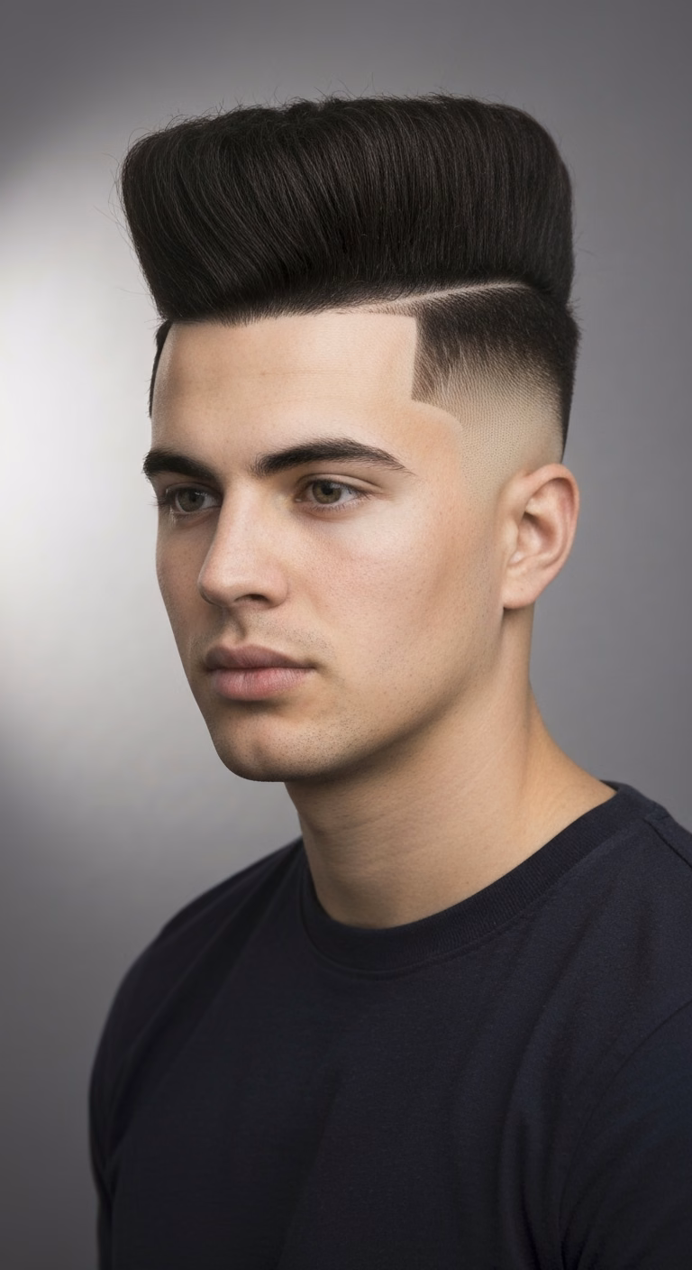 Hard Part High Top Fade