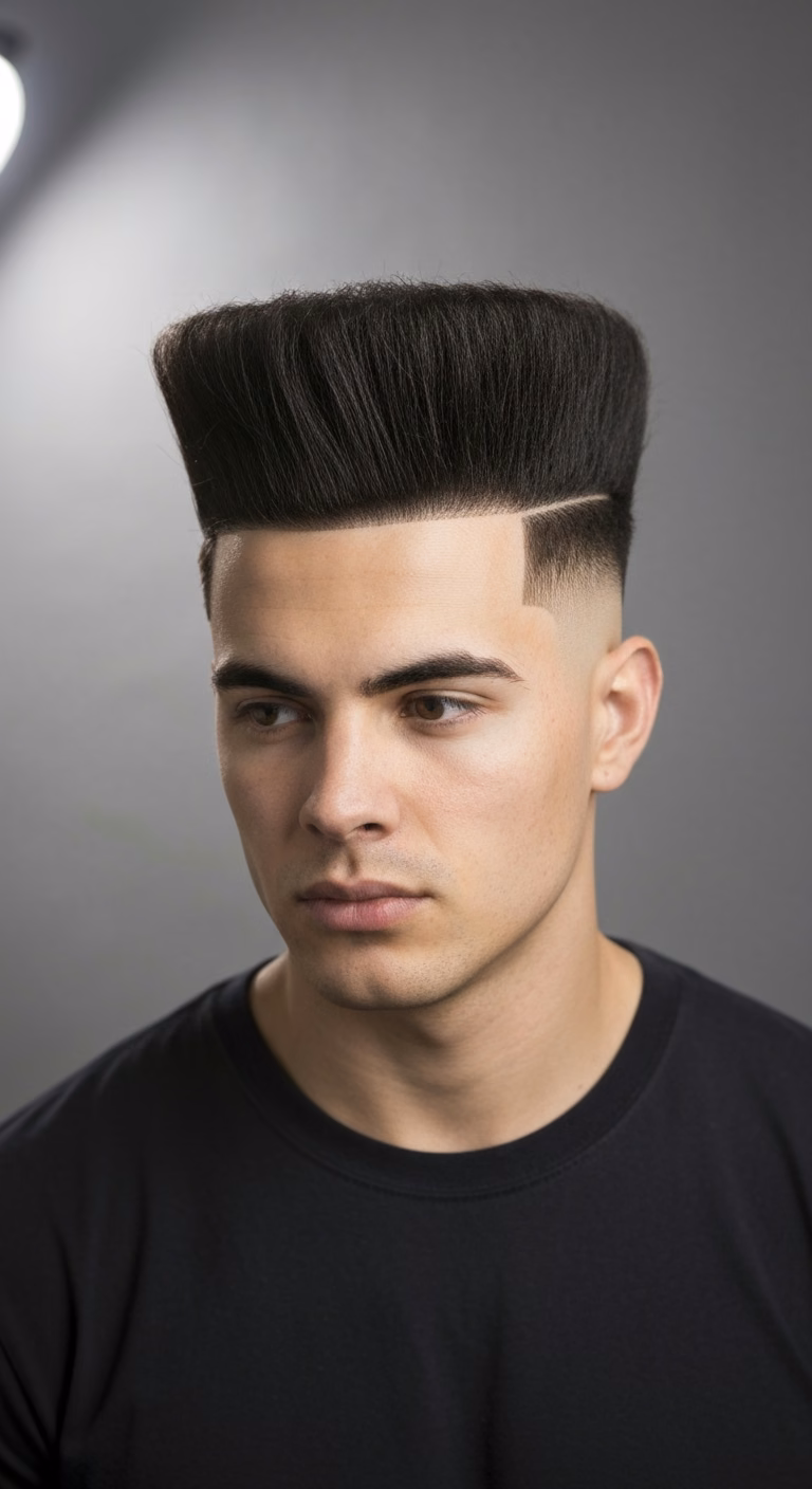 Heart Face High Top Fade