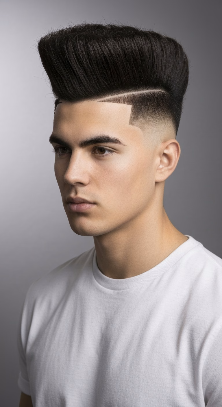 K Pop High Top Fade
