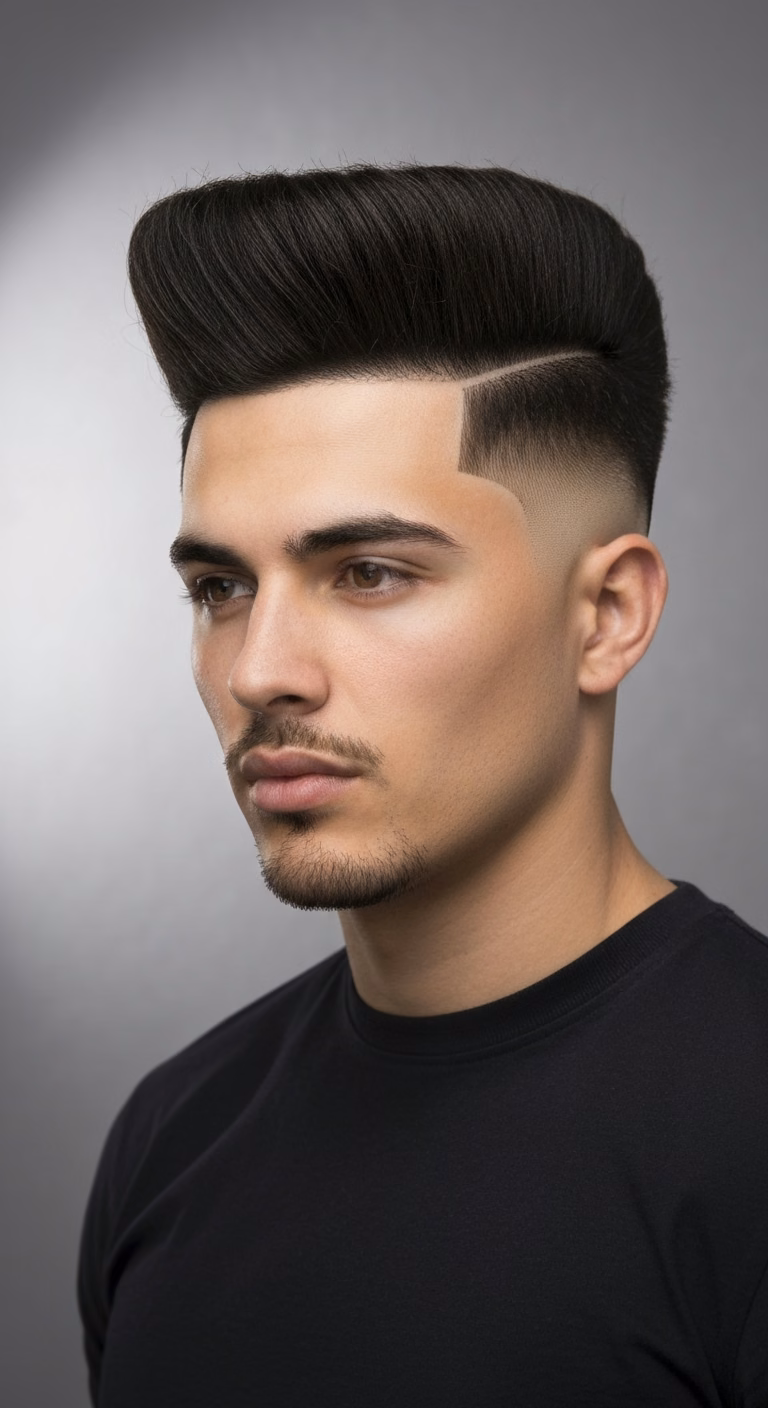 Long Face High Top Fade