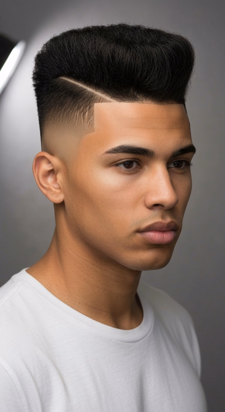 Skin Fade High Top Fade