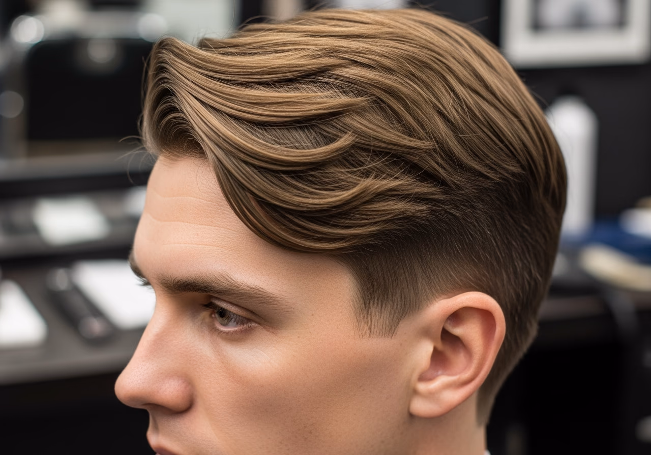 Rounded Side Swept Layers — for men with long or rectangular face shapes in 2026