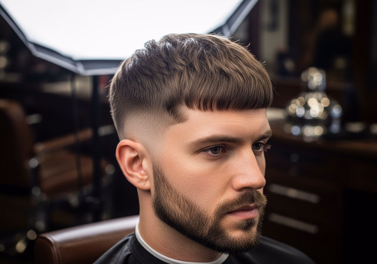 Short Sides Wide Rounded Top — for men with long or rectangular face shapes in 2026