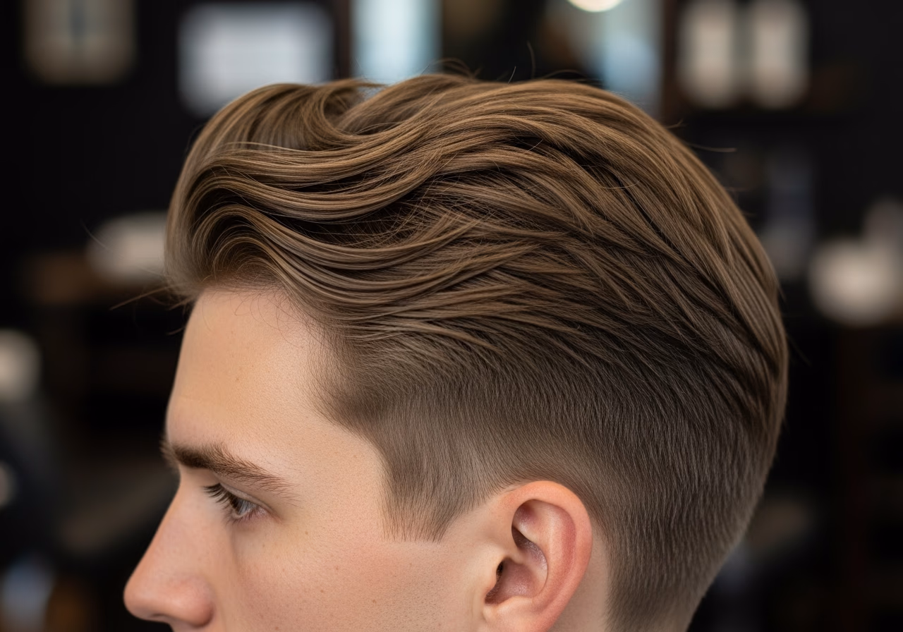 Side Volume Layered Cut — for men with long or rectangular face shapes in 2026