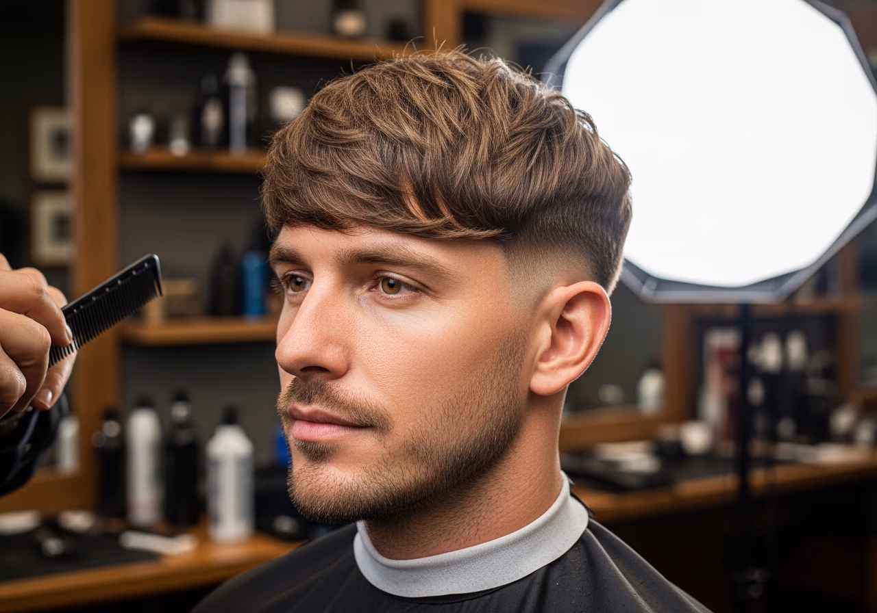 Voluminous Wide Bowl Update — for men with long or rectangular face shapes in 2026