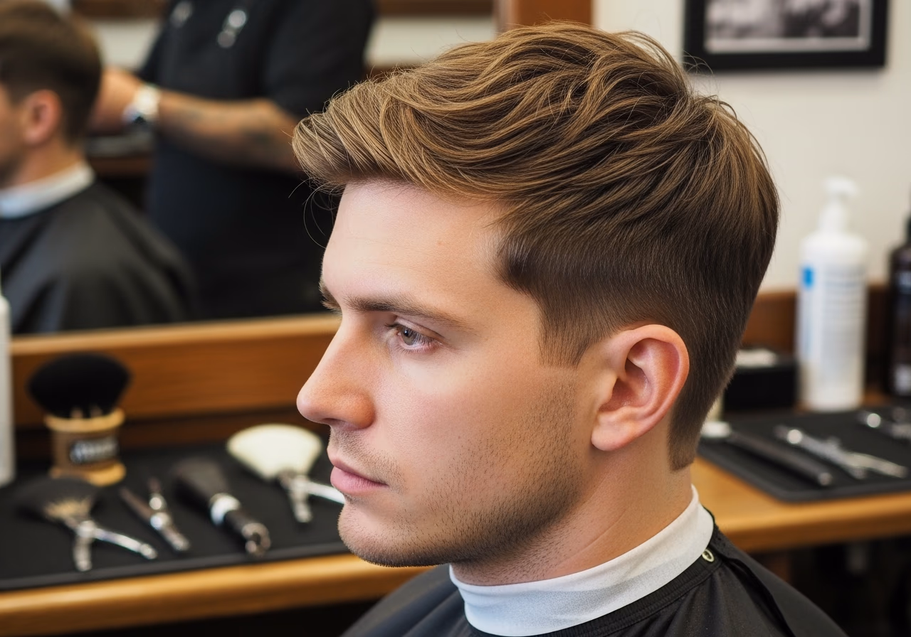 Wide Mop Taper — for men with long or rectangular face shapes in 2026
