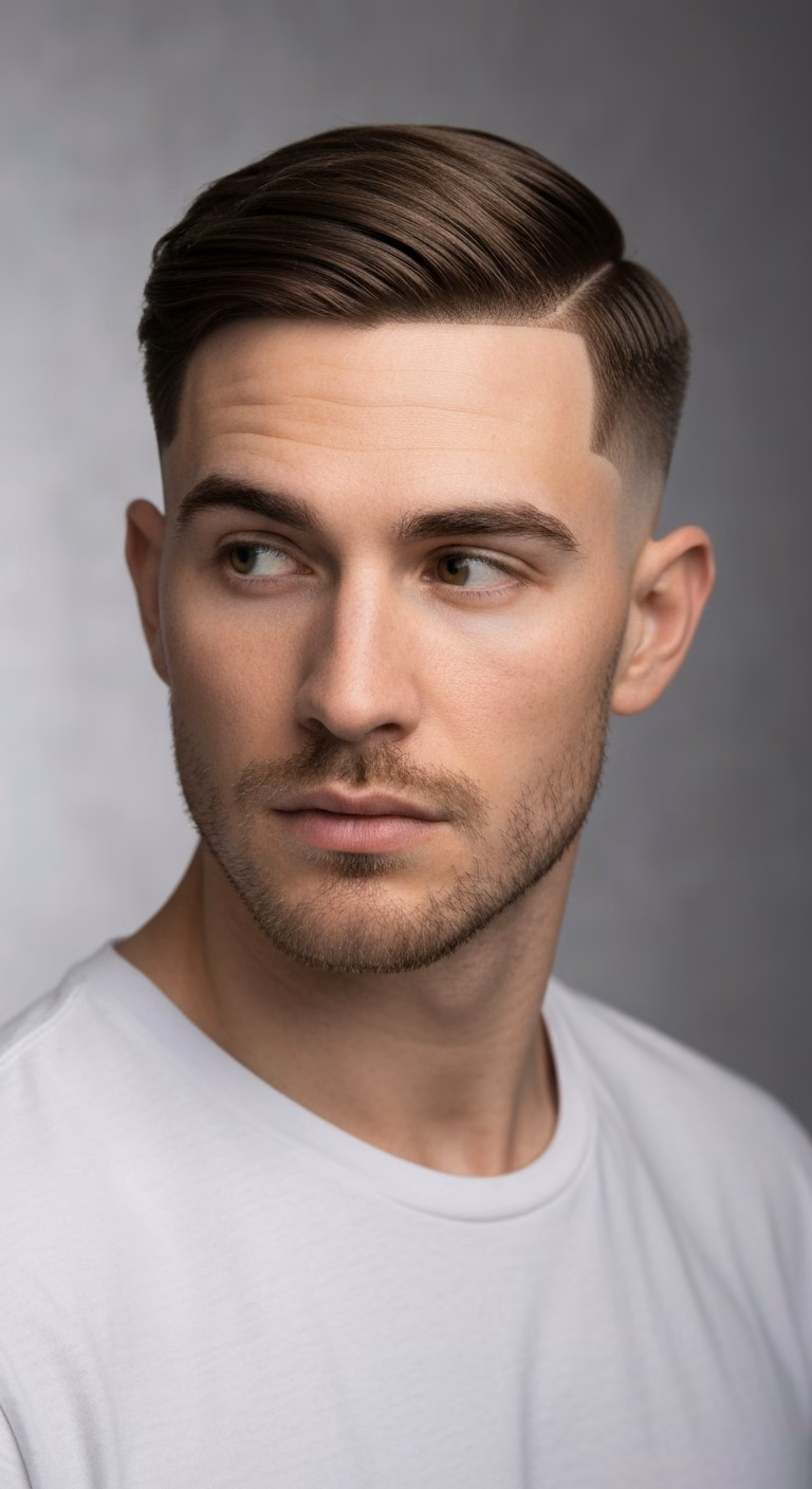 Textured Classic Side Part — classic side part gentleman's cut in 2026
