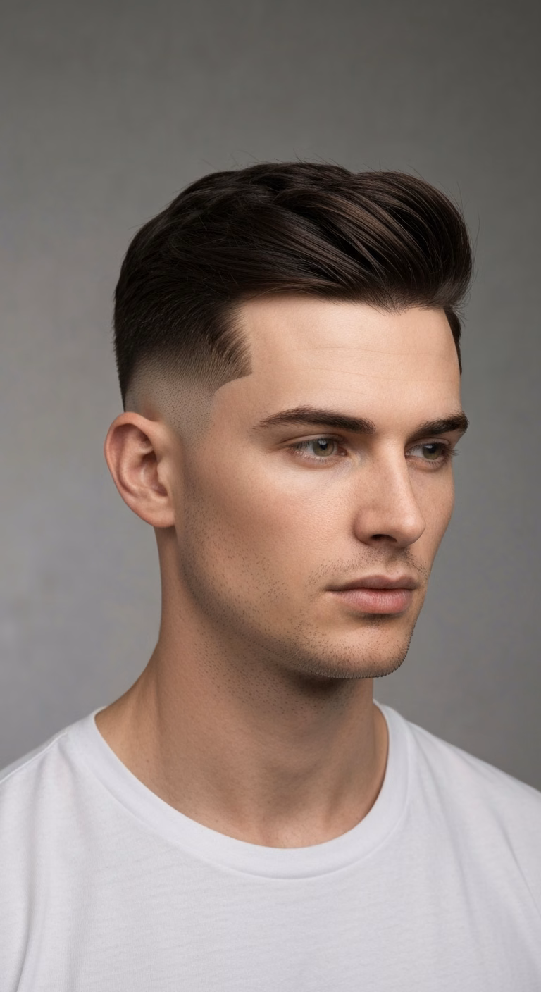 Wide Side Part Layering — for men with thick or dense hair in 2026