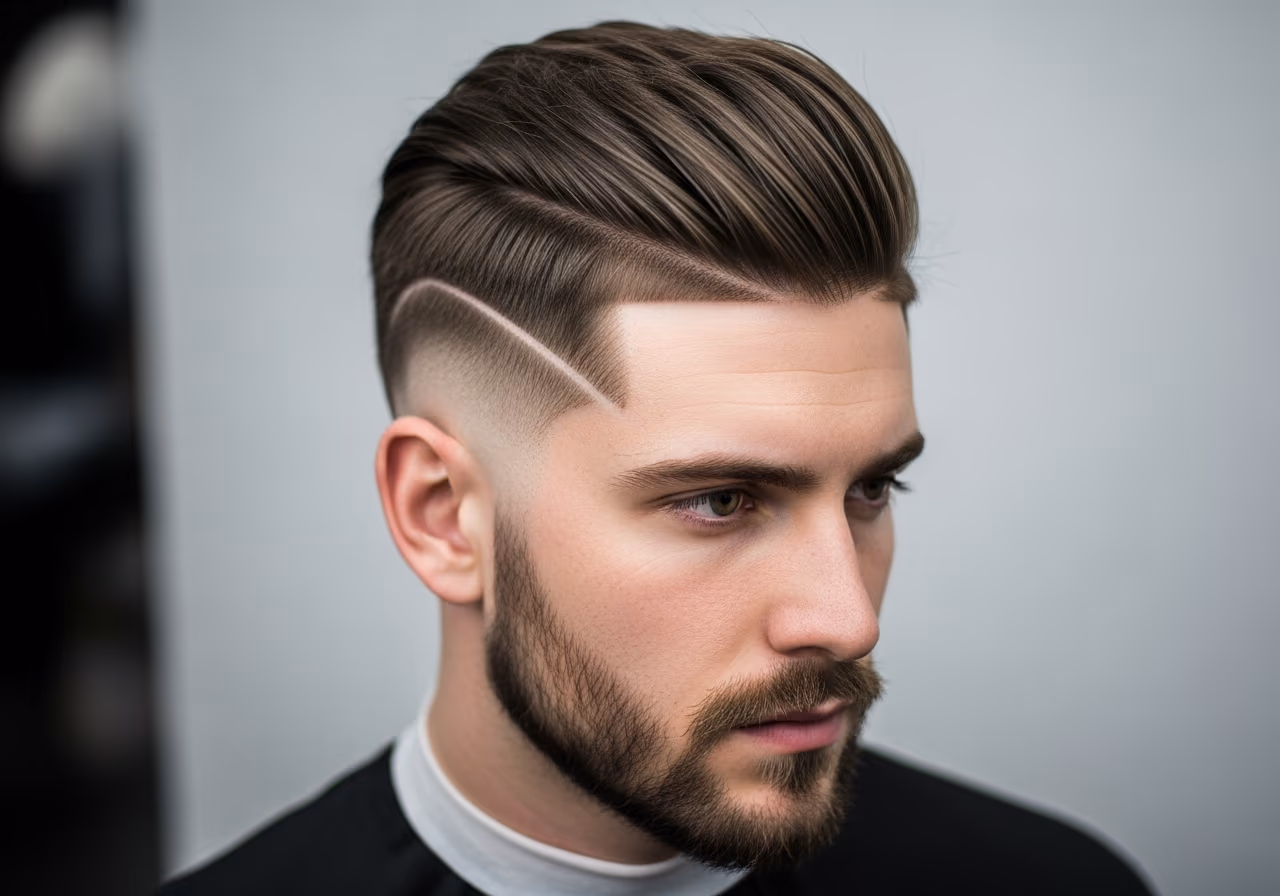 Asymmetrical Cut — for men with round face shapes in 2026