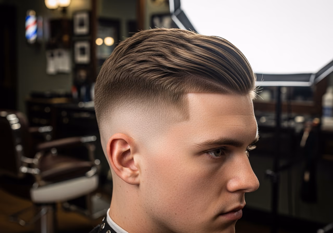 Disconnected Undercut — for men with round face shapes in 2026