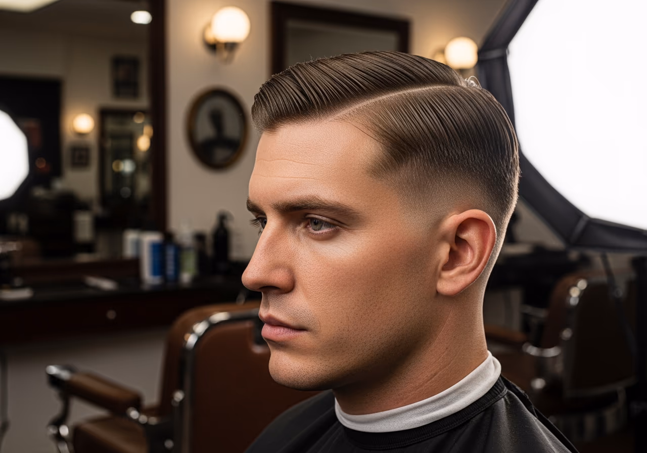 Ivy League — for men with round face shapes in 2026