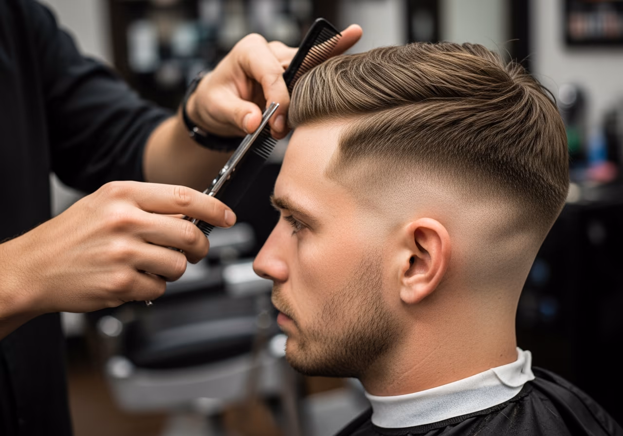 Low Fade — for men with round face shapes in 2026