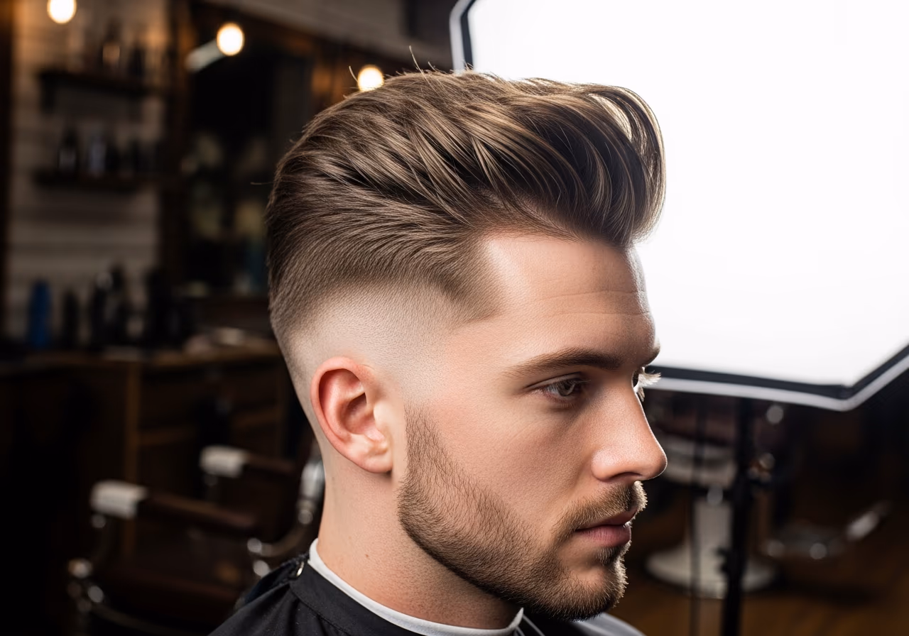 Modern Faux Hawk — for men with round face shapes in 2026