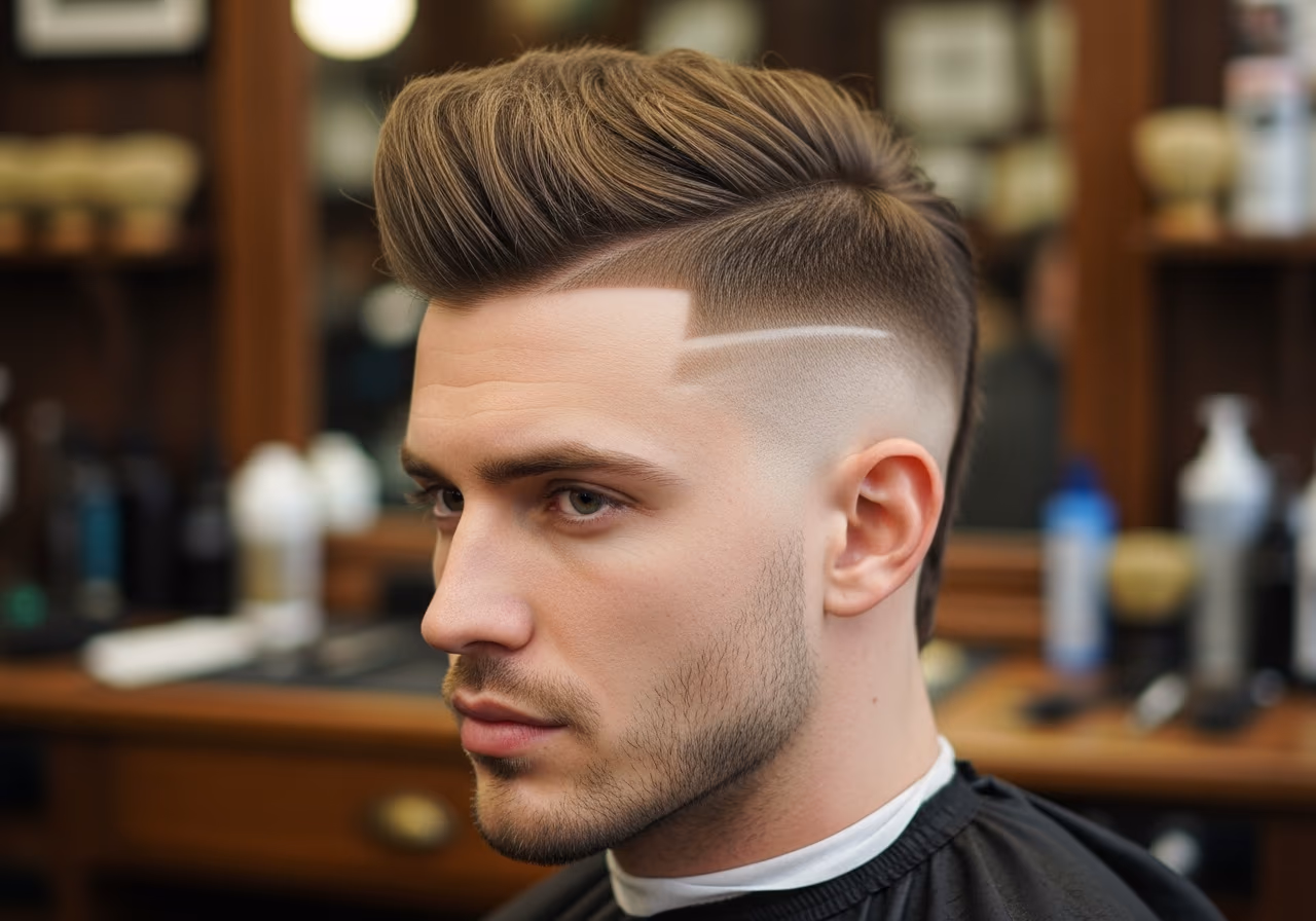Modern Mohawk Fade — for men with round face shapes in 2026