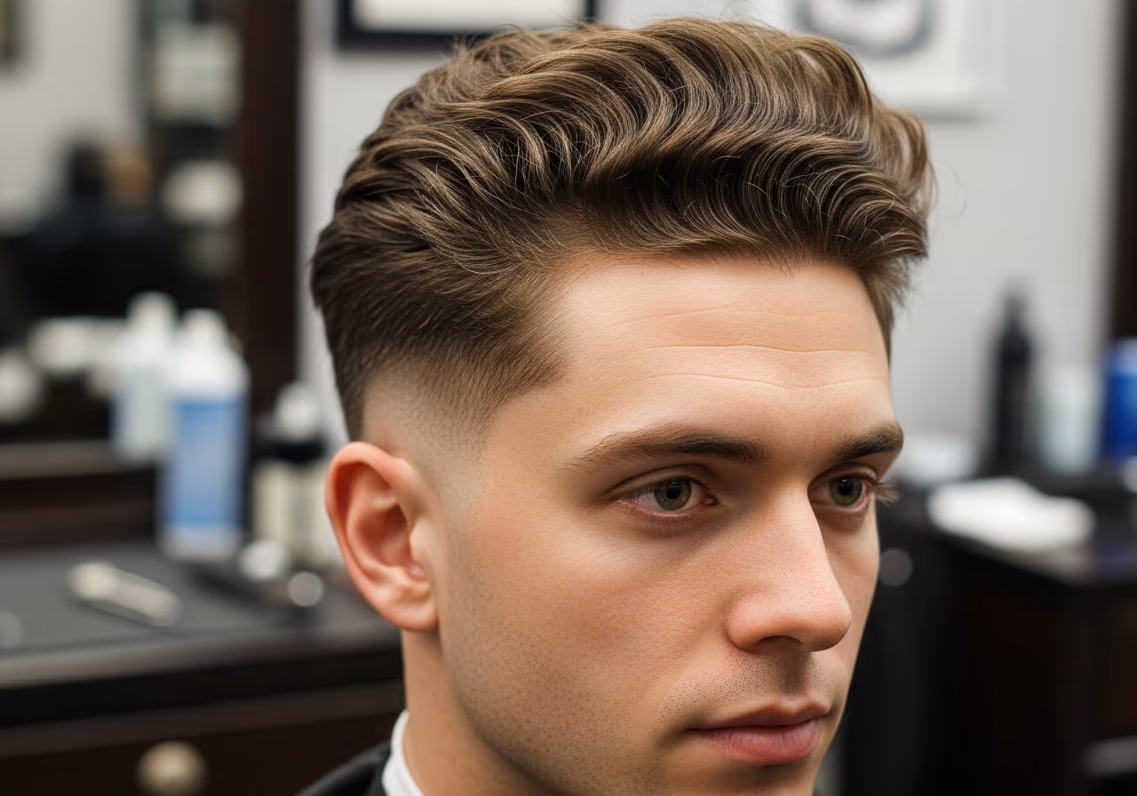 Natural Hair Long Top — for men with round face shapes in 2026