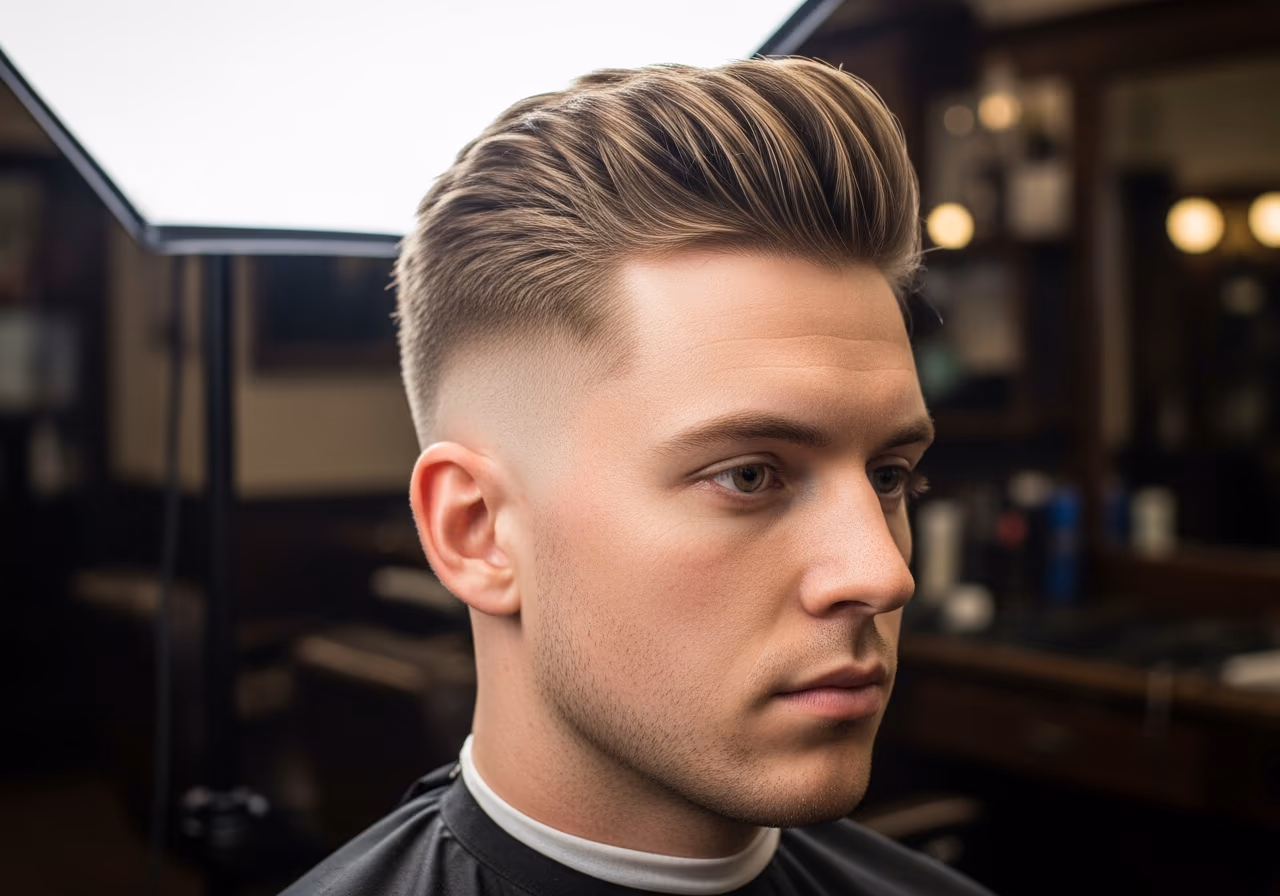 Skin Fade — for men with round face shapes in 2026