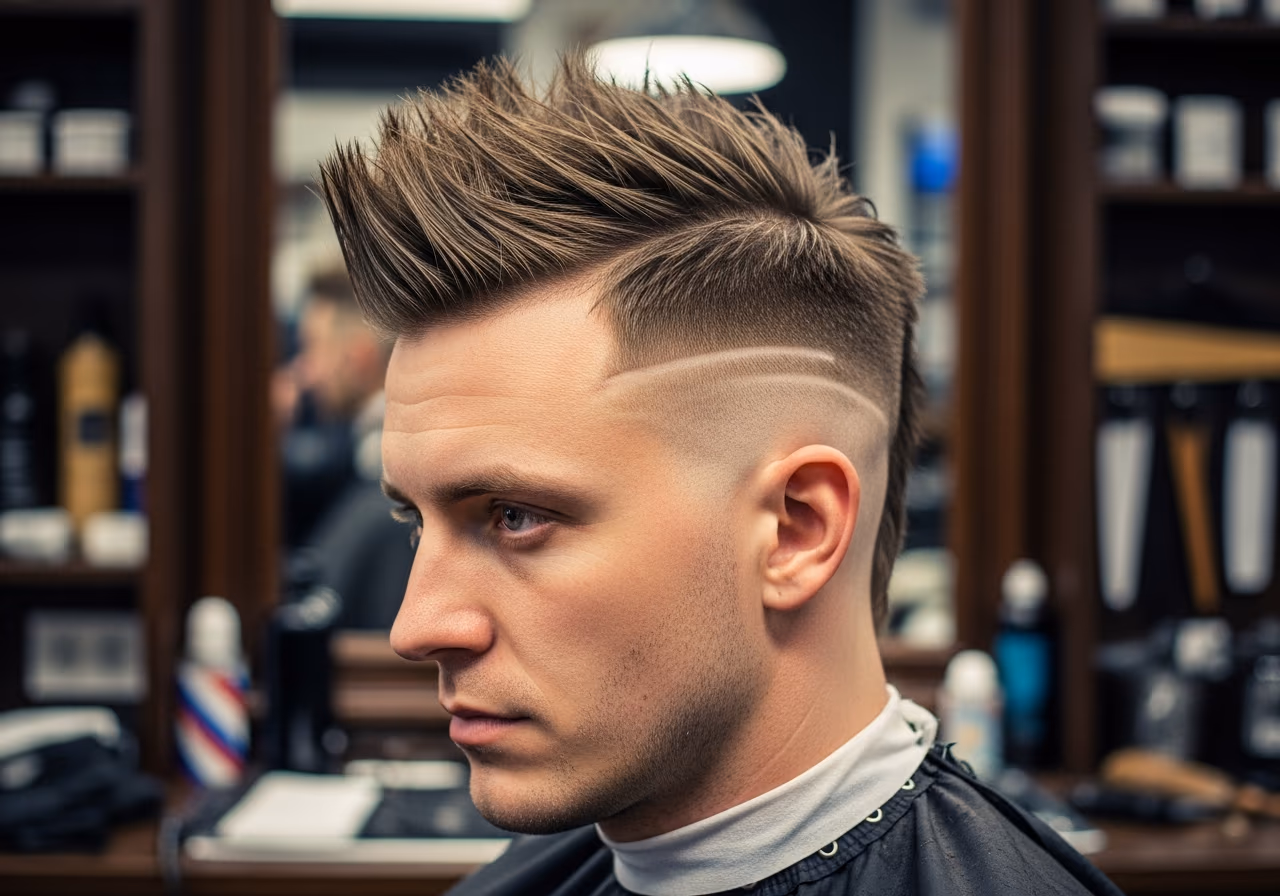 Spiky Undercut — for men with round face shapes in 2026