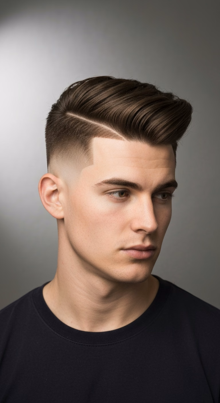 High Fade Short Textured Top Hybrid — for men experiencing hair loss or thinning in 2026