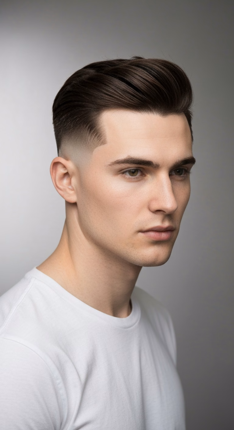 Mid Fade Crown Texture Hide — for men experiencing hair loss or thinning in 2026