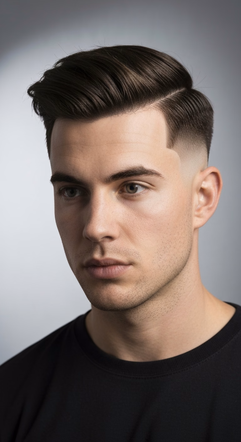 Curly Middle Part — curly hairstyle for men in 2026