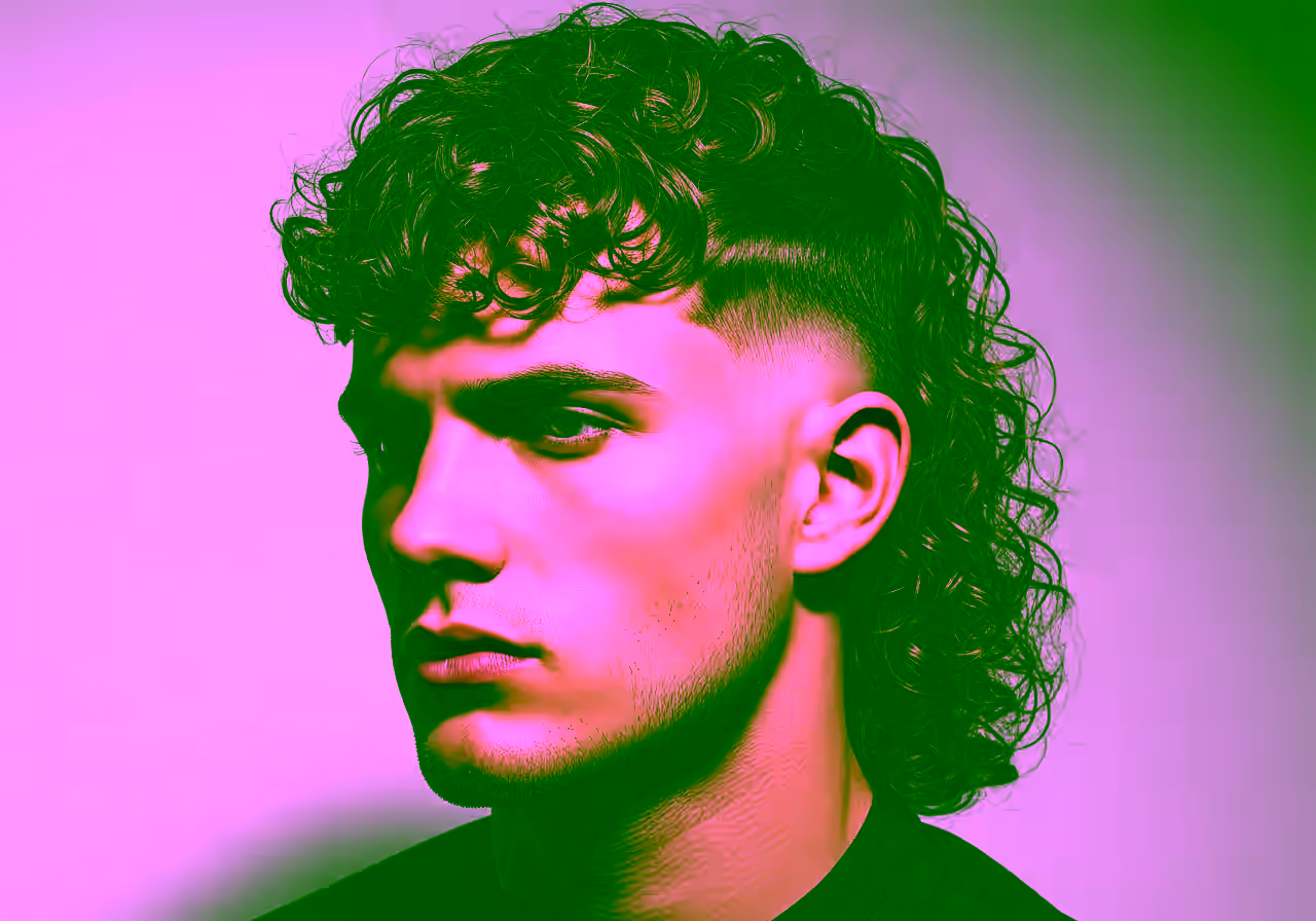 Curly Modern Mullet — modern mullet for men in 2026