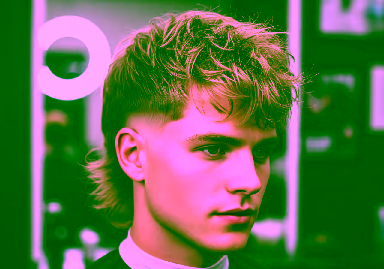 Fluffy Modern Mullet — modern mullet for men in 2026