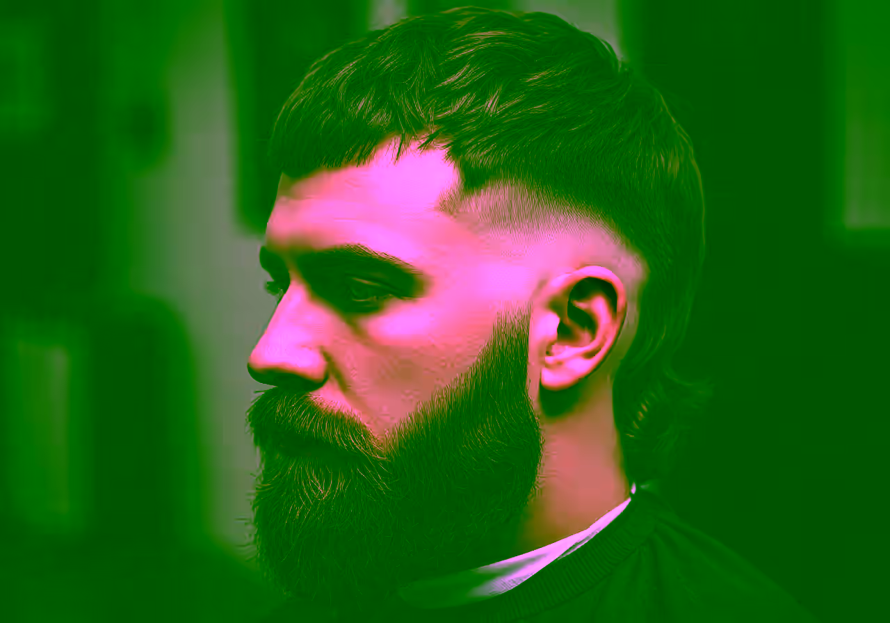 Modern Mullet with Beard — modern mullet for men in 2026
